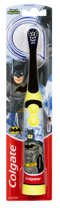 BIG W Colgate kids battery powered sonic toothbrush extra soft bristles 3+ years 1 pack offer