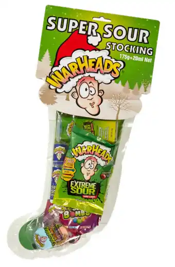 BIG W Warheads stocking 175g offer