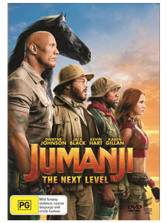 Jumanji: the next level dvd