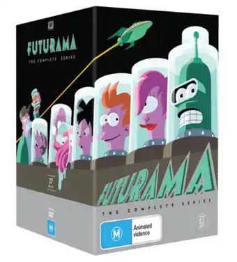 BIG W Futurama the complete series box set dvd offer