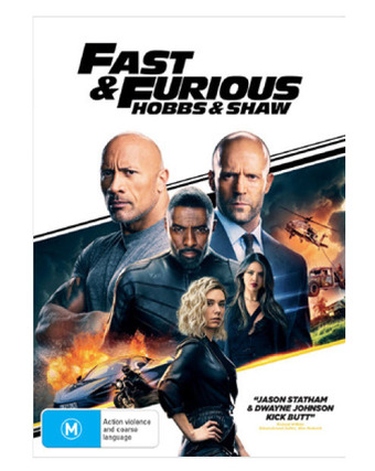 BIG W Fast & furious: hobbs & shaw dvd offer