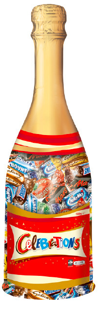 BIG W Mars celebrations champagne bottle 320g offer