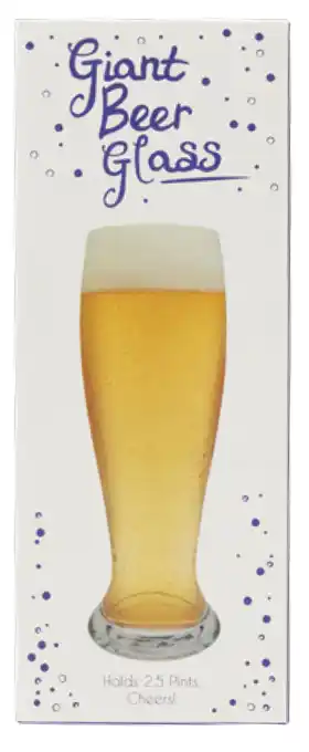 Giant beer glass