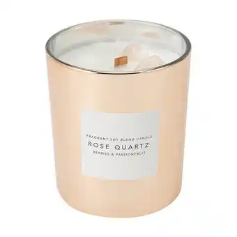Kmart Rose quartz fragrant candle - rose gold look offer