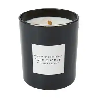 Kmart Rose quartz fragrant candle - black offer