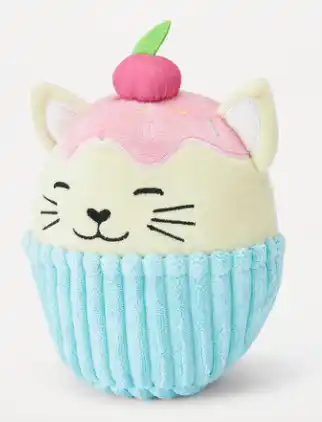 Pet toy plush cupcake offer at Kmart