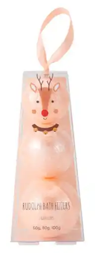 Kmart Christmas bath bomb - reindeer offer