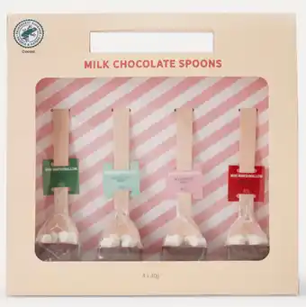 Kmart Hot chocolate spoons with marshmallows 4 pack offer