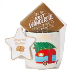 Mug gift set with biscuits