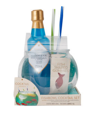 Fishbowl cocktail set offer at Kmart