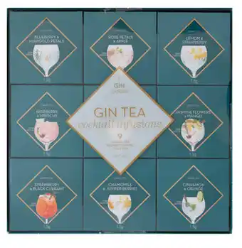 Kmart Gin tea infusions 9 pack offer