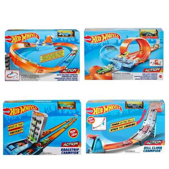 Assorted hot wheels drift master champion set