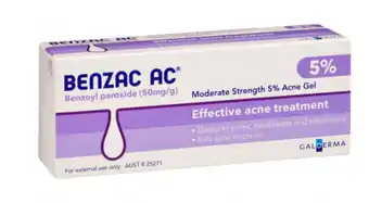 Benzac acne gel 5% 60g