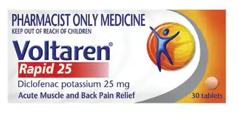 Direct Chemist Outlet Voltaren rapid 25mg 30 tablets offer