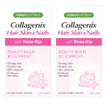 Direct Chemist Outlet Naturopathica collagenix hair, skin & nails 60 tablets offer