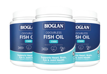 Bioglan odourless fish oil 1500 400 capsules