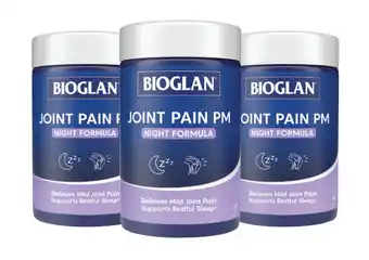 Direct Chemist Outlet Bioglan joint pain pm night formula 60 tablets offer