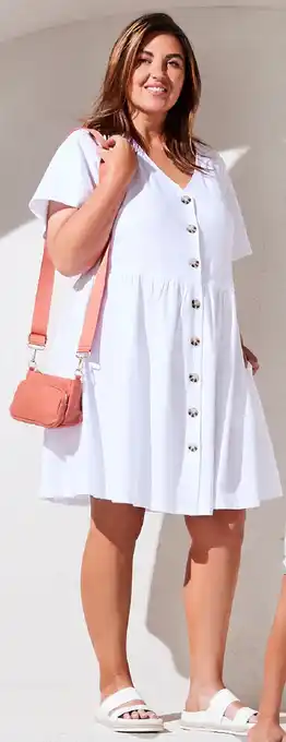 Kmart Curve short sleeve smock dress offer