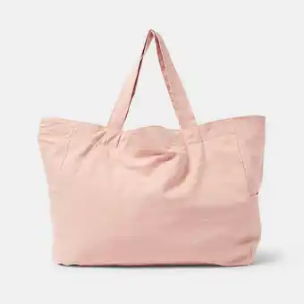 Kmart Linen blend tote bag-pink, no size offer