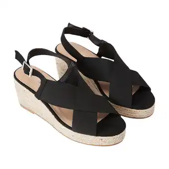 Kmart Elastic espadrille sandals offer