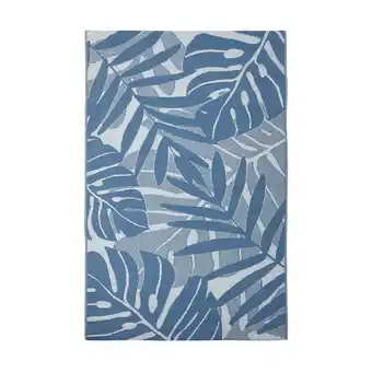 Kmart Blue leaves outdoor rug extra large offer
