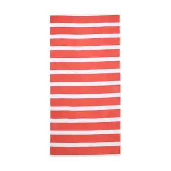 Kmart Beach towel - coral stripe offer
