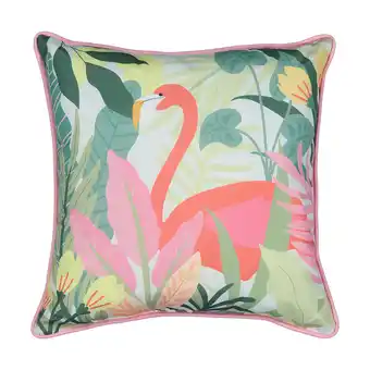 Kmart 38cm outdoor flamingo cushion offer