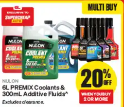 SuperCheap Auto Premix coolants & Additive fluids offer