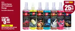 SuperCheap Auto Spray Air Freshener Range offer