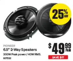 SuperCheap Auto Pioneer 6.5 2-way speakers offer