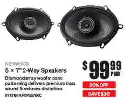 SuperCheap Auto 5 x 7 2-Way Speakers offer