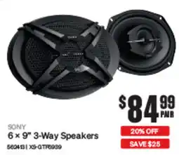 SuperCheap Auto 6 x 9 3-Way Speakers offer