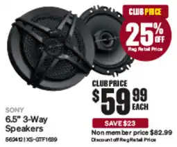 SuperCheap Auto 6.5 3-Way Speakers offer
