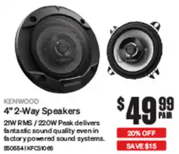 SuperCheap Auto 4 2-Way Speakers offer
