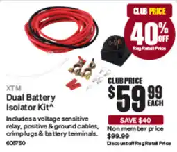 SuperCheap Auto Dual Battery Isolator Kit offer