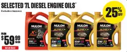 SuperCheap Auto Selected diesel engine oils offer