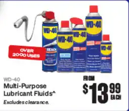 SuperCheap Auto Multi-Purpose Lubricant Fluids offer