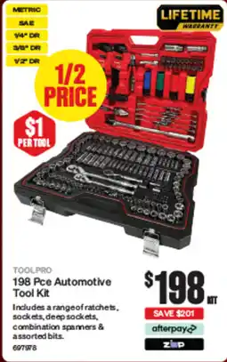 SuperCheap Auto 198 Pce Automotive Tool Kit offer