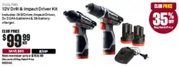 SuperCheap Auto 12V Drill & Impact Driver Kit offer