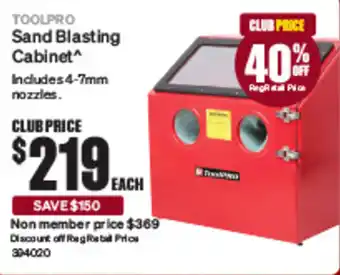 SuperCheap Auto Sand Blasting Cabinet offer
