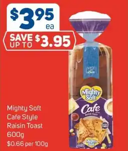 Foodland Mighty Soft Cafe Style Raisin Toast offer