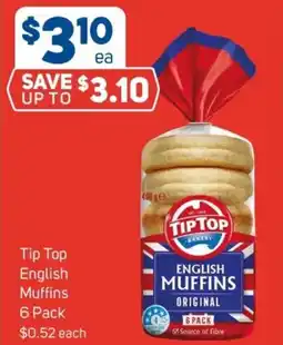Foodland Tip Top English Muffins offer
