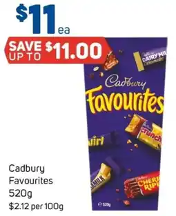 Foodland Cadbury Favourites 520g offer