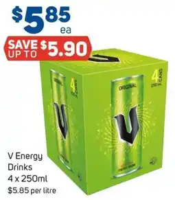 Foodland V Energy Drinks offer