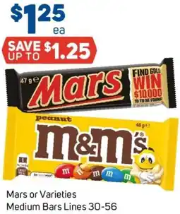 Foodland Mars or Varieties offer