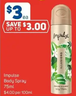 Foodland Impulse Body Spray offer