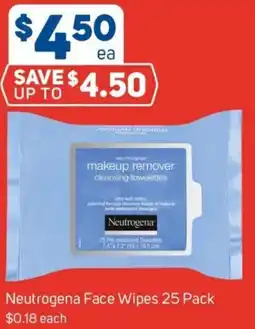 Foodland Neutrogena Face Wipes offer