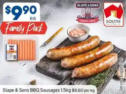 Foodland Slape & Sons BBQ Sausages offer