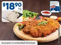 Foodland Australian Crumbed Beef Schnitzel offer