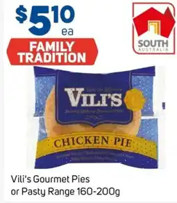 Foodland Vili's Gourmet Pies or Pasty Range offer